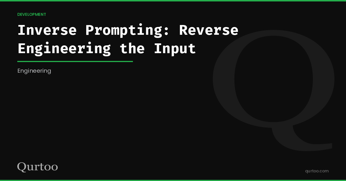Inverse Prompting: Reverse Engineering the Input