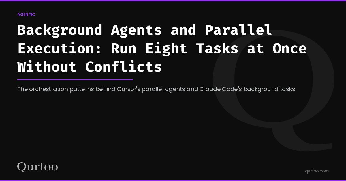 Background Agents and Parallel Execution: Run Eight Tasks at Once Without Conflicts